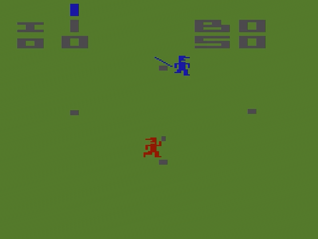 Home Run title screen for Atari 2600